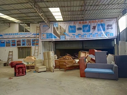 弘豹实业张师傅翻新工厂车间实拍:自有工厂、标准化工位、批量交付能力